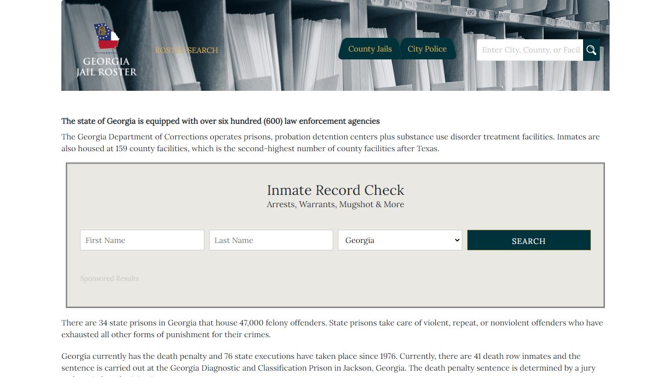 Georgia Jail Inmate Search | Georgia Arrests and Warrants